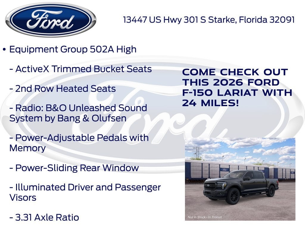 2026 Ford F-150 Lariat 502A