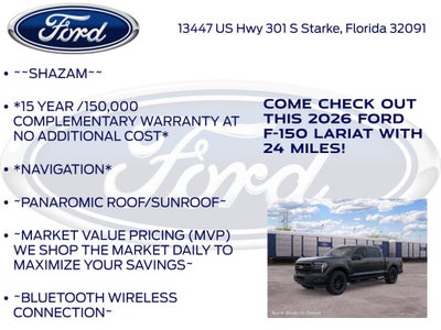 2026 Ford F-150 Lariat 502A