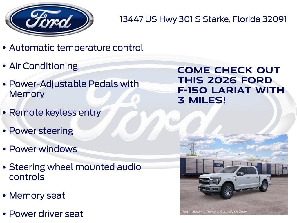 2026 Ford F-150 Lariat 501A