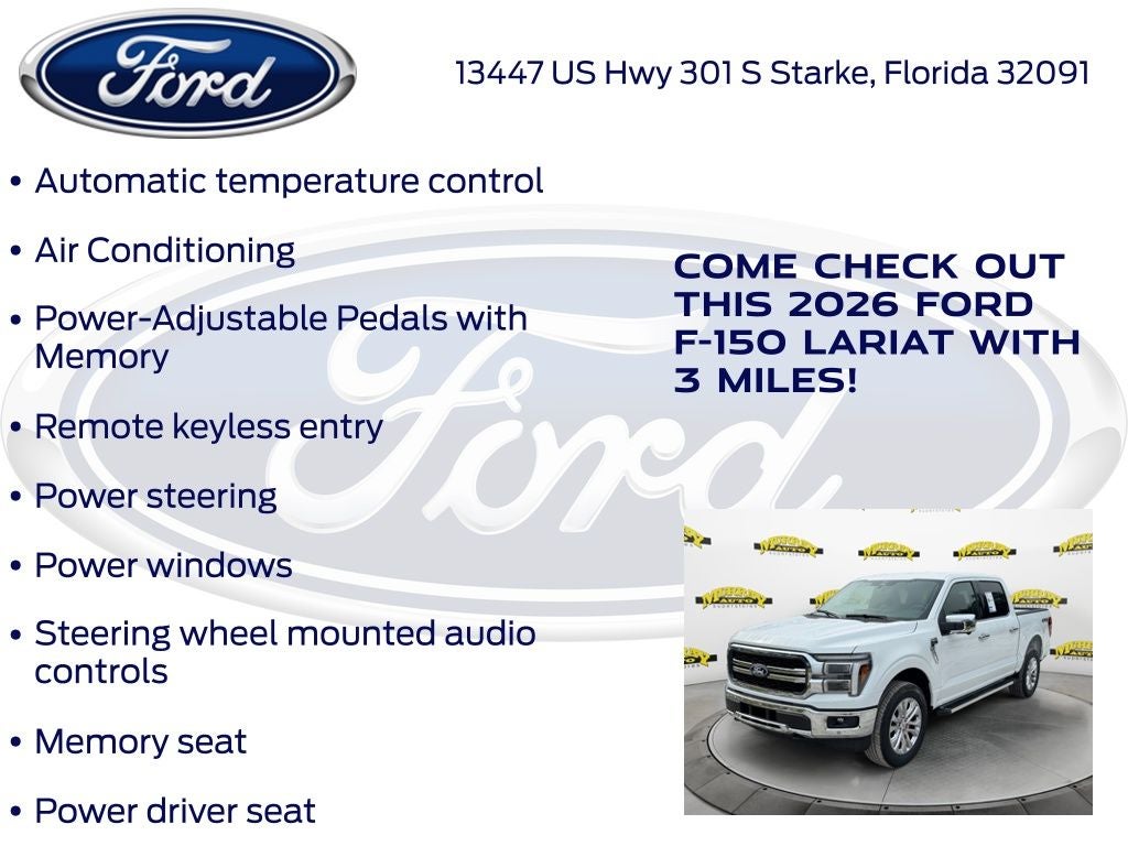 2026 Ford F-150 Lariat 501A