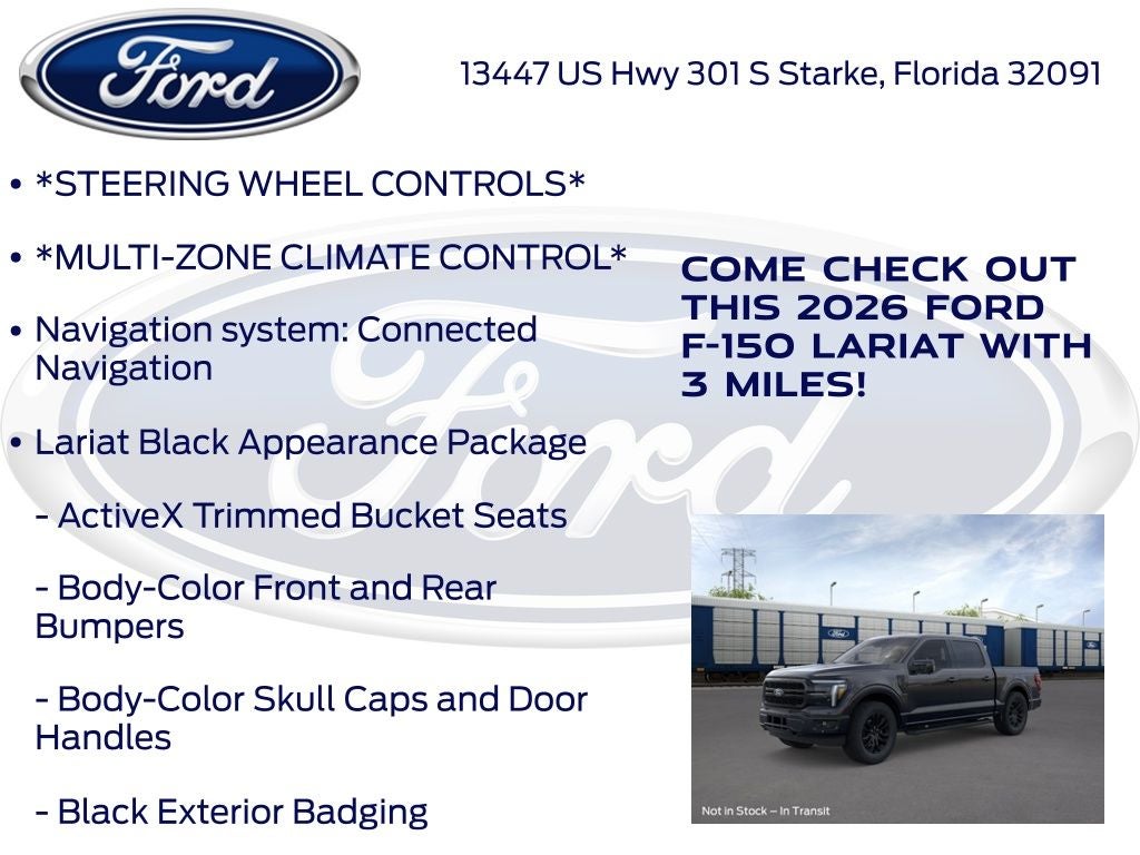 2026 Ford F-150 Lariat InTransit