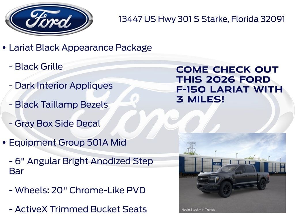 2026 Ford F-150 Lariat InTransit