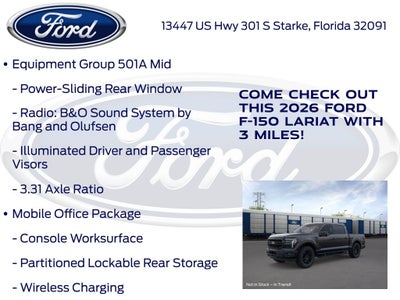 2026 Ford F-150 Lariat 501A