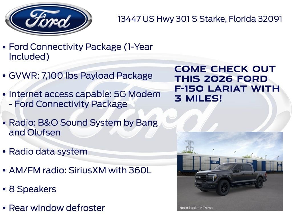 2026 Ford F-150 Lariat 501A