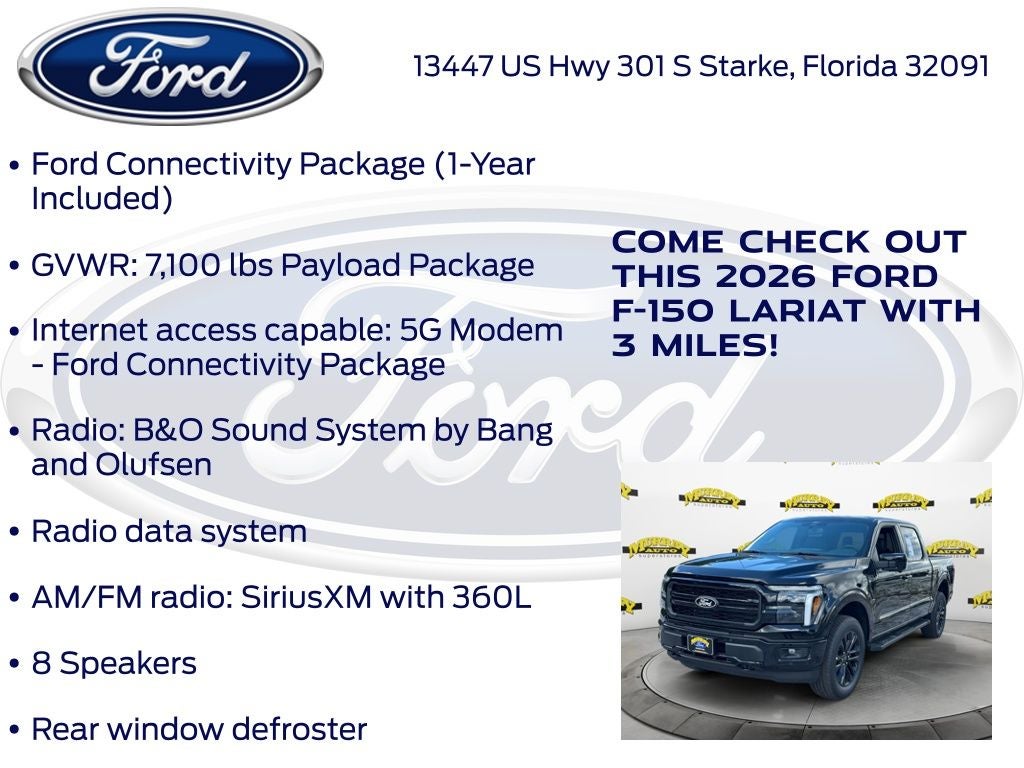 2026 Ford F-150 Lariat 501A