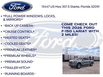 2026 Ford F-150 Lariat 501A