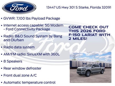 2026 Ford F-150 Lariat 501A
