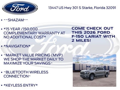 2026 Ford F-150 Lariat 501A