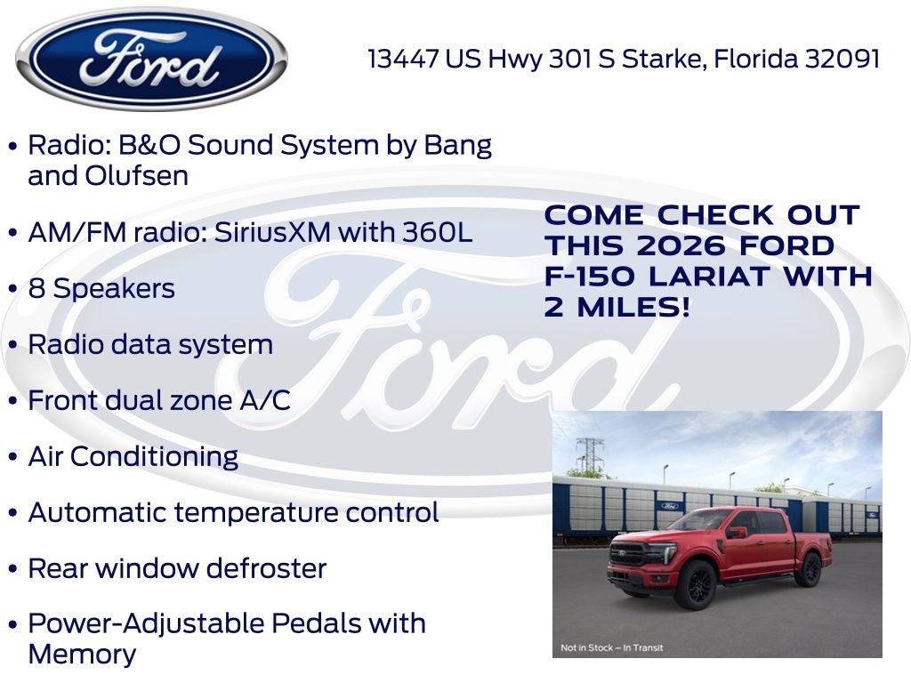 2026 Ford F-150 Lariat 501A