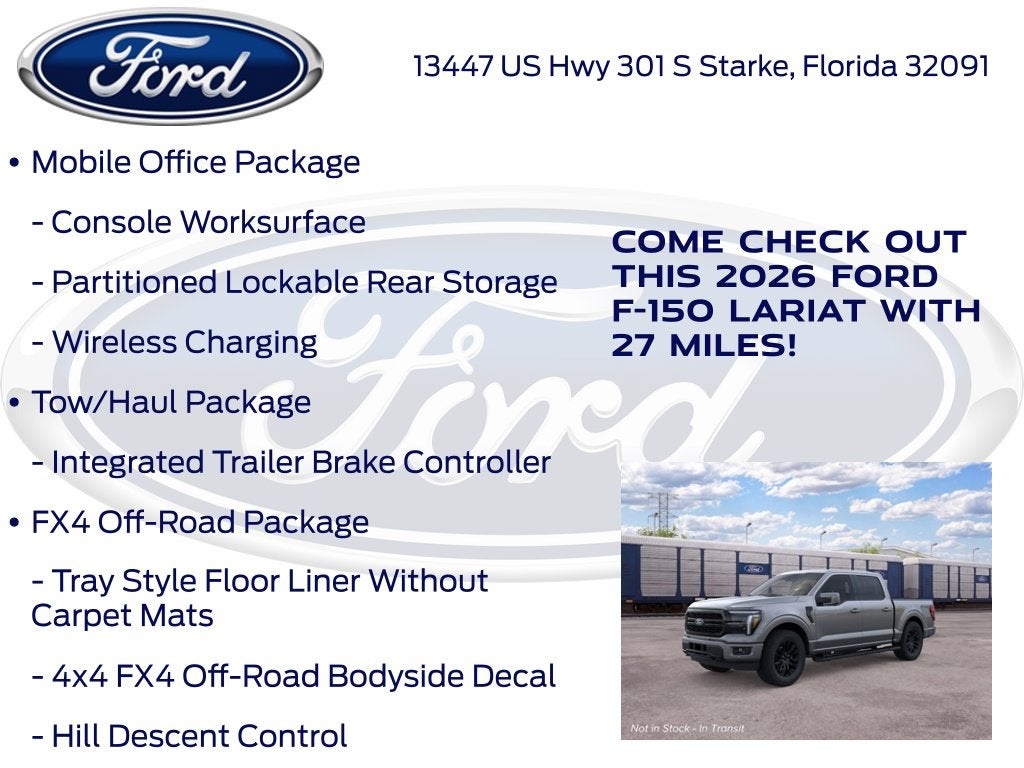 2026 Ford F-150 Lariat 502A