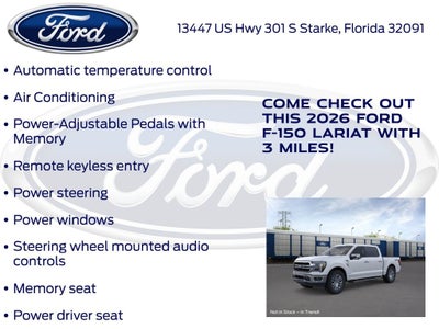 2026 Ford F-150 Lariat 501A