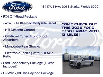 2026 Ford F-150 Lariat 501A