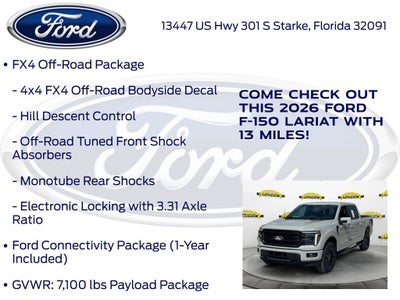 2026 Ford F-150 Lariat 501A