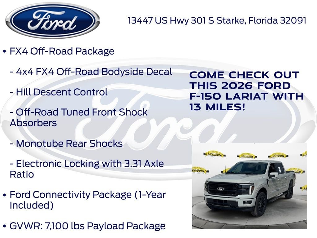 2026 Ford F-150 Lariat 501A