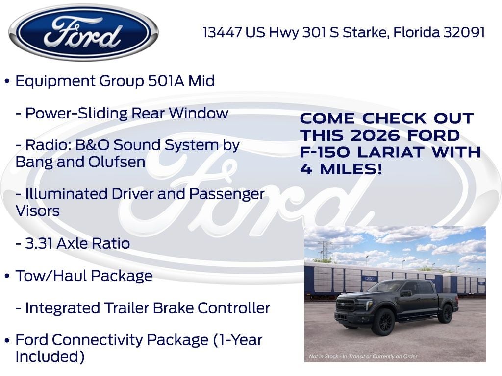 2026 Ford F-150 Lariat 501A