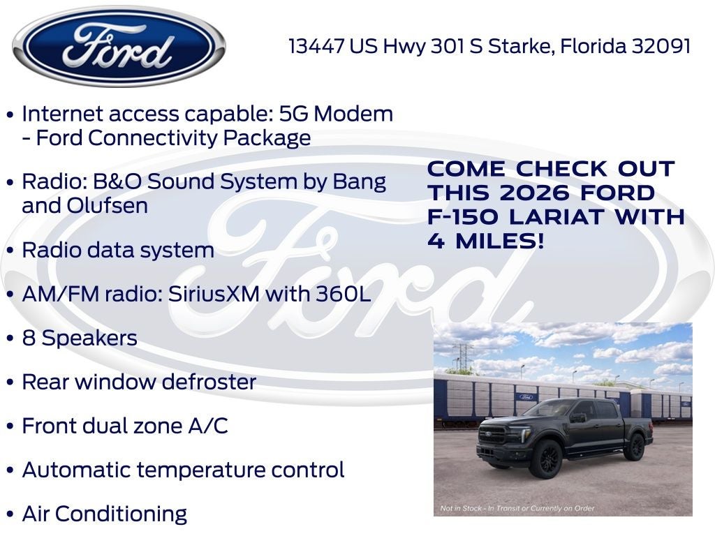 2026 Ford F-150 Lariat 501A