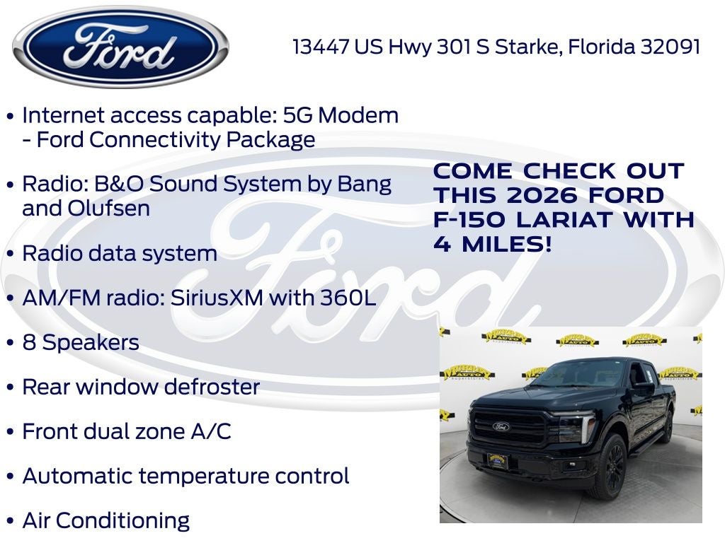 2026 Ford F-150 Lariat 501A