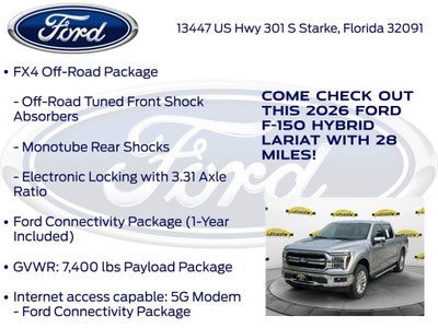 2026 Ford F-150 Lariat 501A