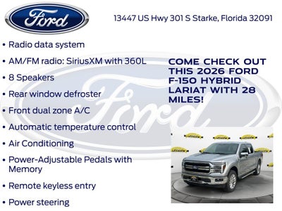 2026 Ford F-150 Lariat 501A