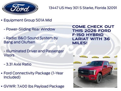 2026 Ford F-150 Lariat 501A