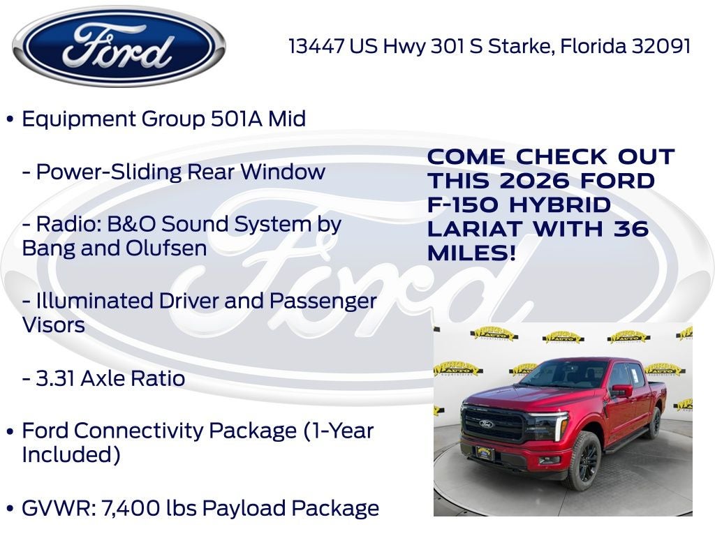 2026 Ford F-150 Lariat 501A