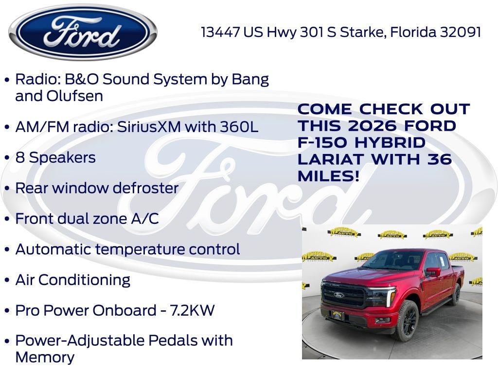 2026 Ford F-150 Lariat 501A