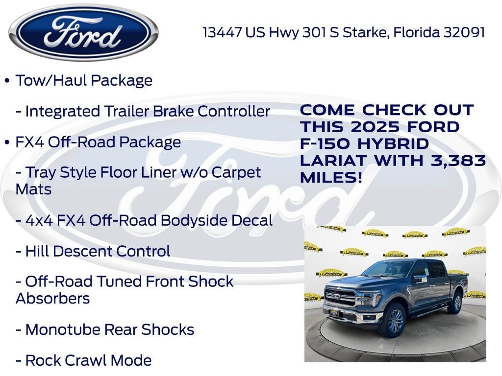 2025 Ford F-150 Lariat 501A