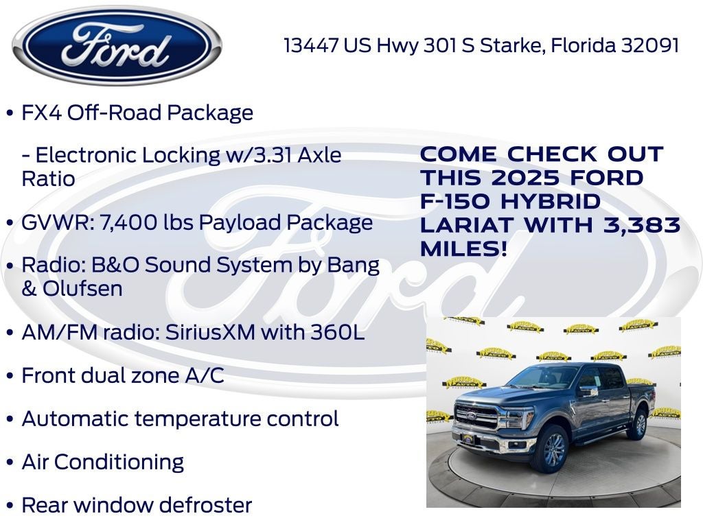 2025 Ford F-150 Lariat 501A