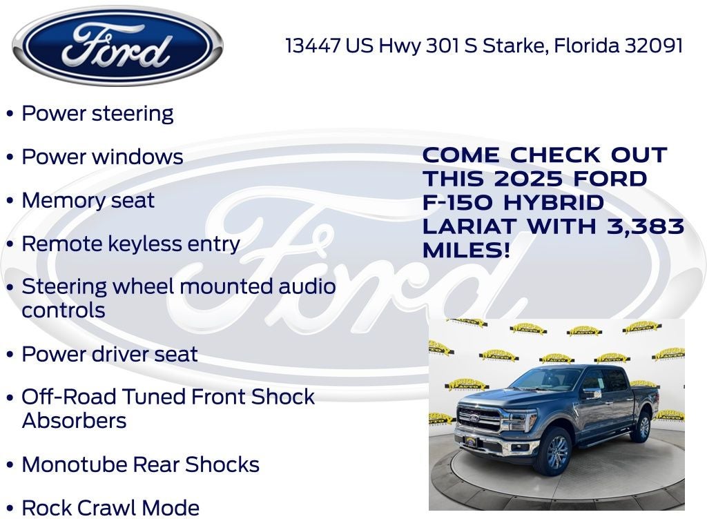 2025 Ford F-150 Lariat 501A