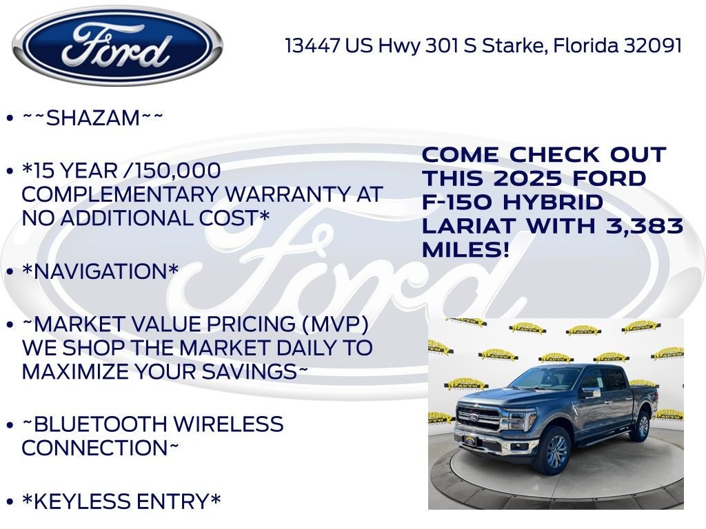 2025 Ford F-150 Lariat 501A