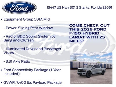 2026 Ford F-150 Lariat 501A