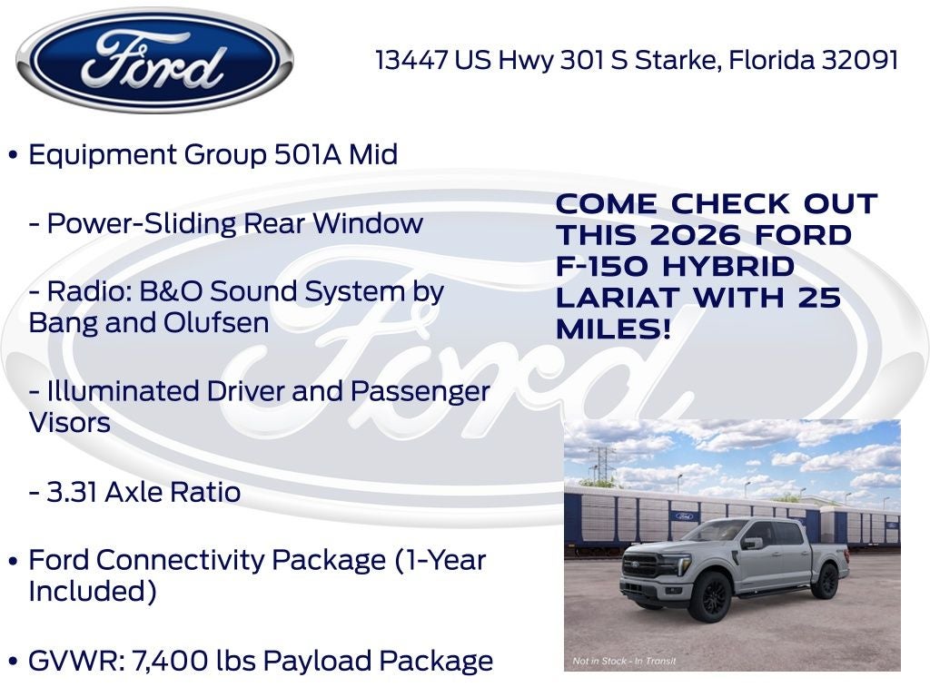2026 Ford F-150 Lariat 501A