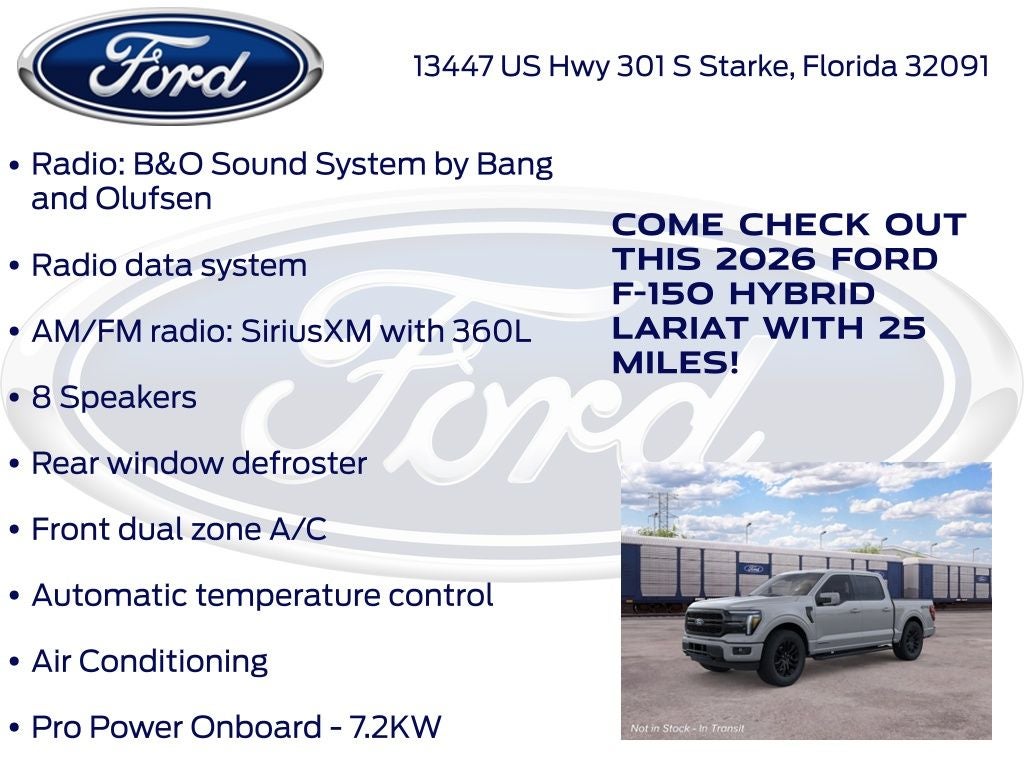 2026 Ford F-150 Lariat 501A