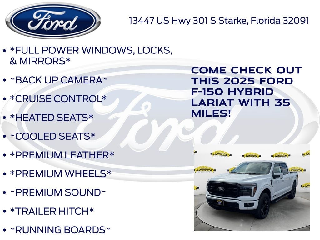 2025 Ford F-150 Lariat 501A