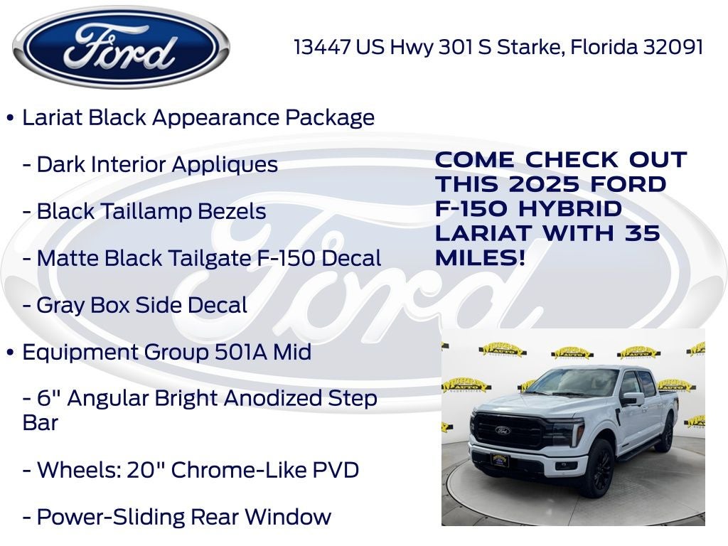 2025 Ford F-150 Lariat 501A