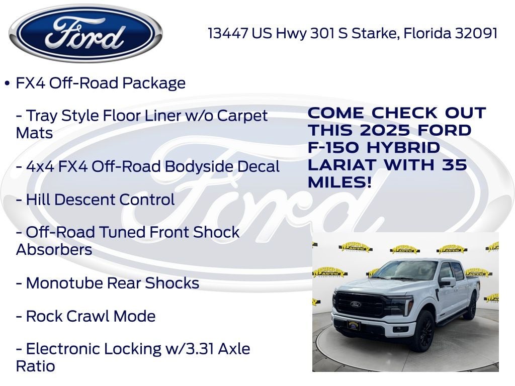 2025 Ford F-150 Lariat 501A