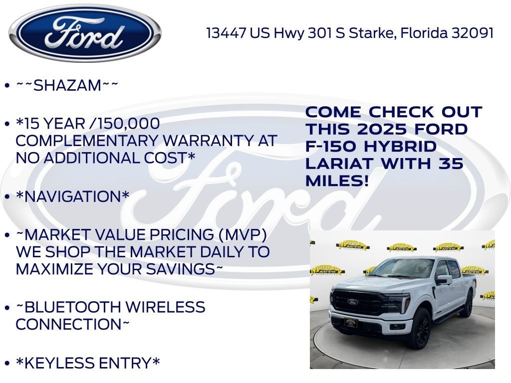 2025 Ford F-150 Lariat 501A