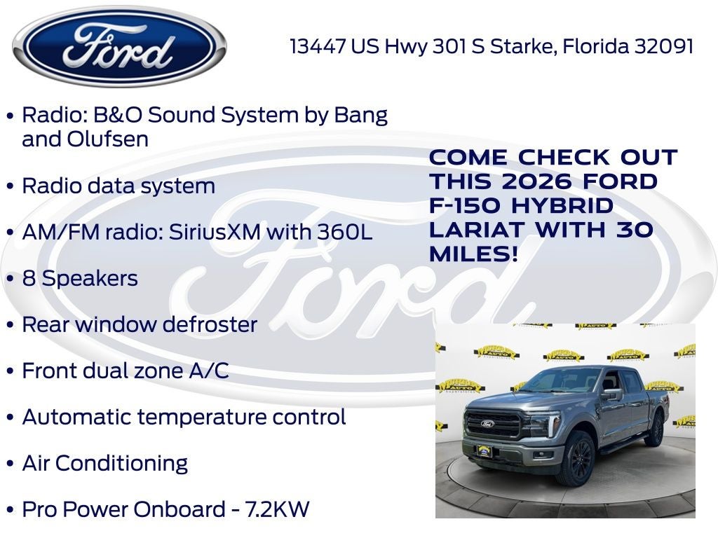 2026 Ford F-150 Lariat 501A