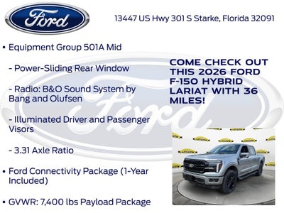 2026 Ford F-150 Lariat 501A