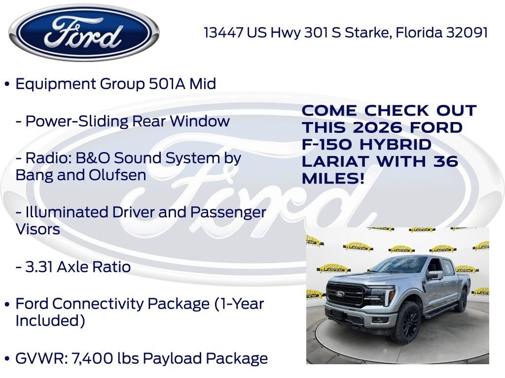 2026 Ford F-150 Lariat 501A