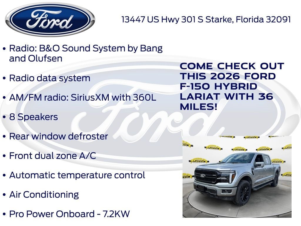 2026 Ford F-150 Lariat 501A