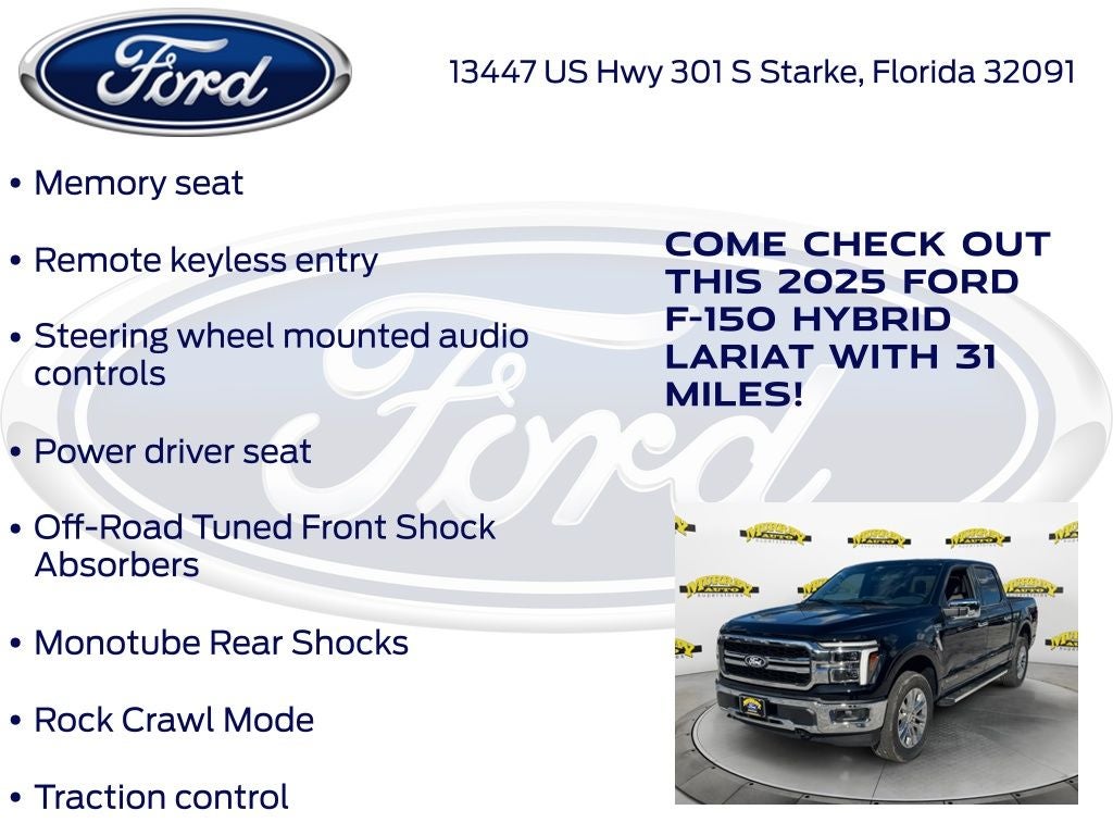 2025 Ford F-150 Lariat 501A