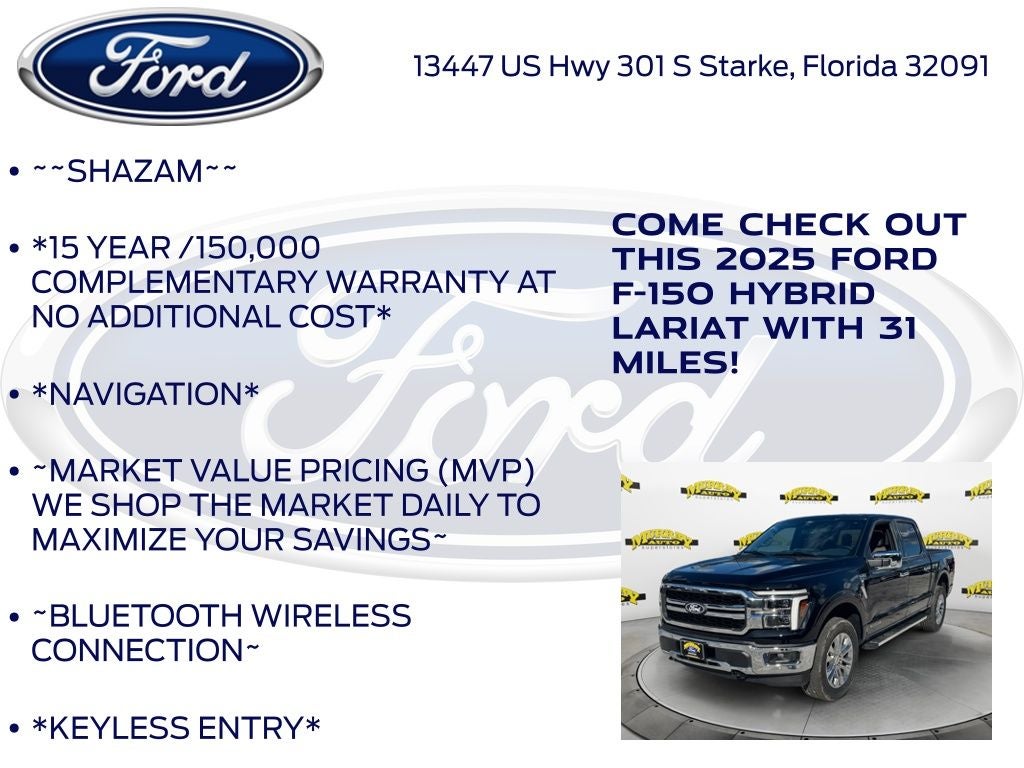 2025 Ford F-150 Lariat 501A