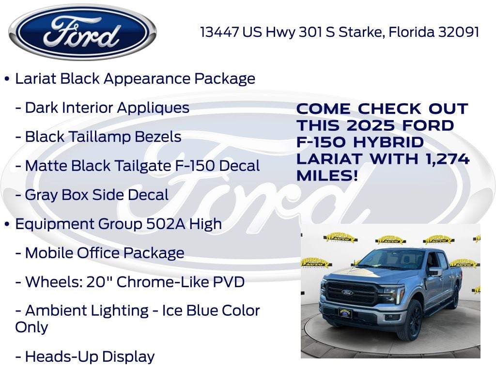 2025 Ford F-150 Lariat 502A
