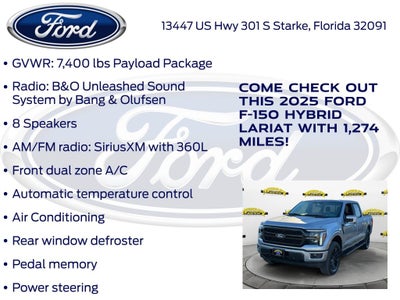 2025 Ford F-150 Lariat 502A