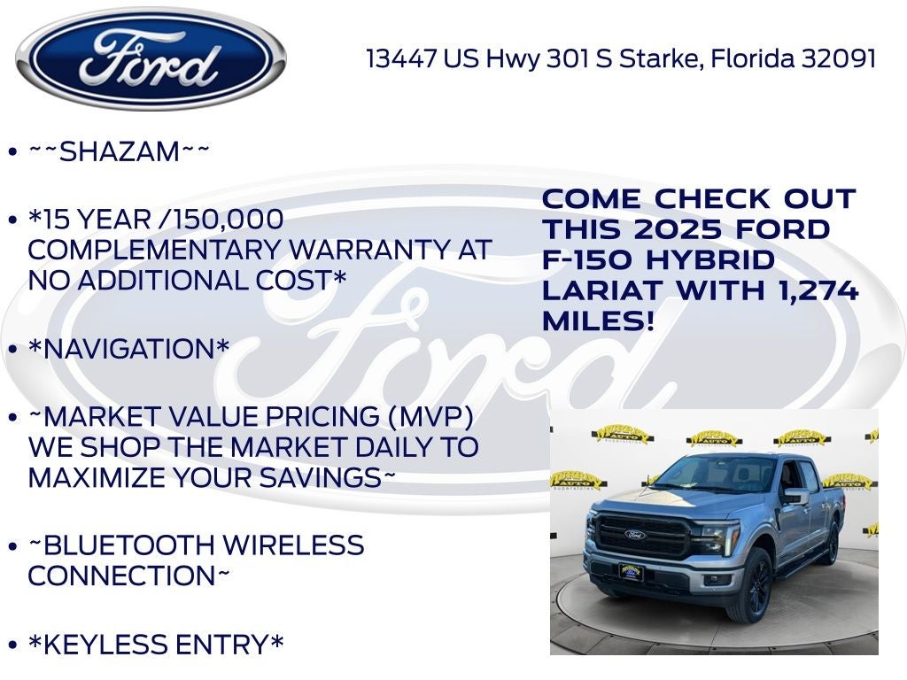 2025 Ford F-150 Lariat 502A