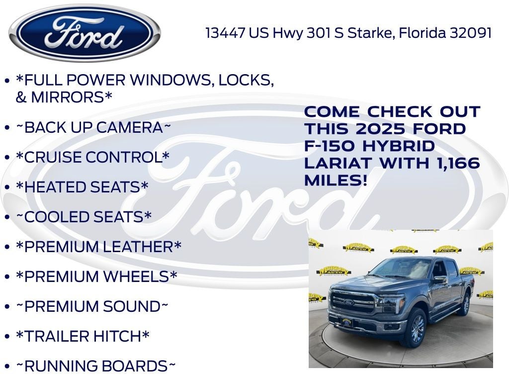 2025 Ford F-150 Lariat 501A