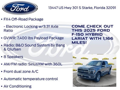 2025 Ford F-150 Lariat 501A