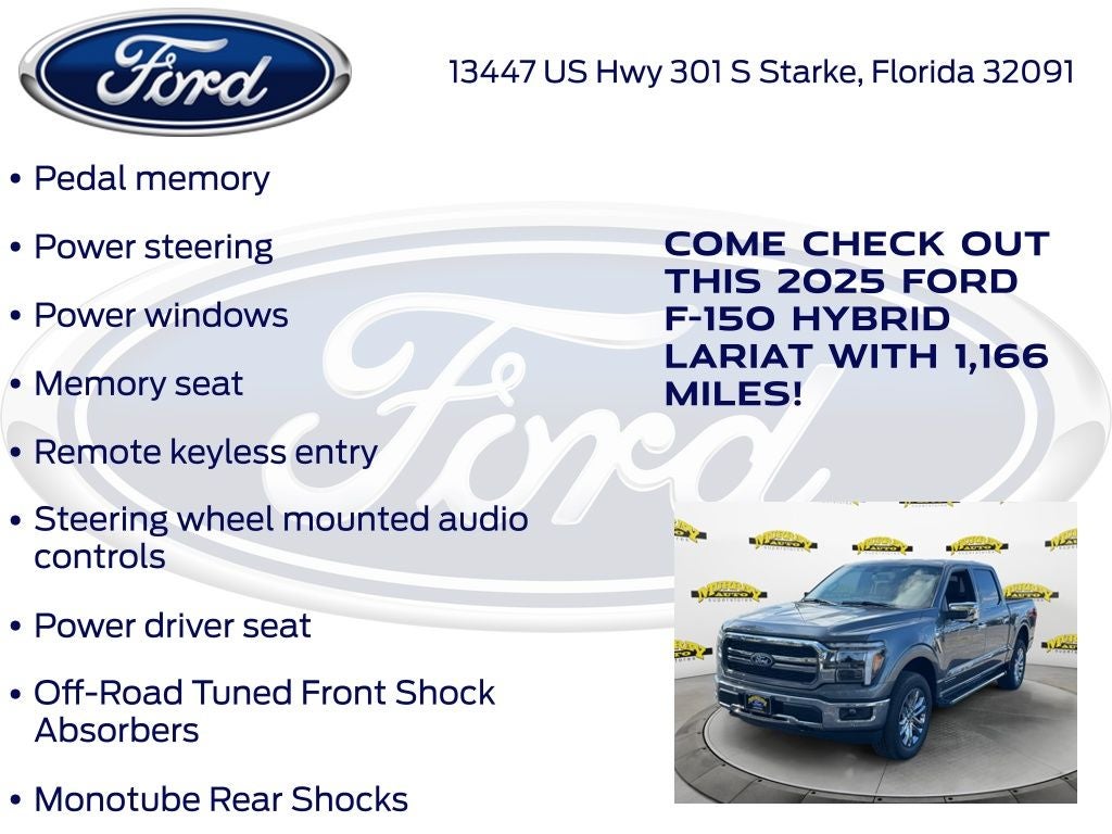 2025 Ford F-150 Lariat 501A