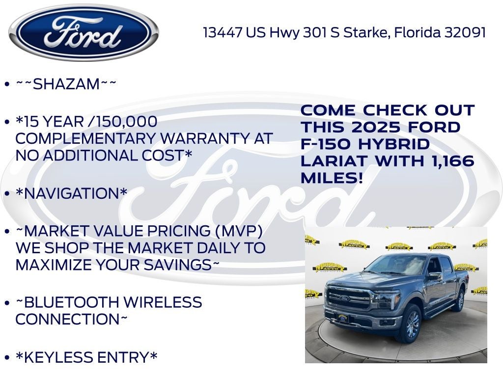 2025 Ford F-150 Lariat 501A